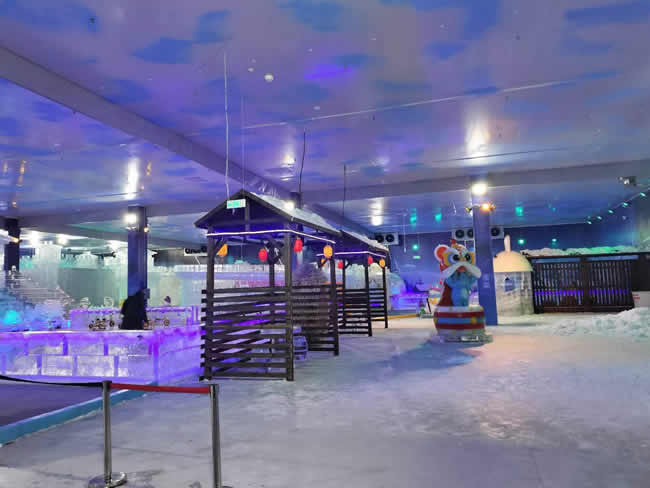 冰雪大世界冷庫 室內(nèi)冰雪冰雕冷庫建造案例